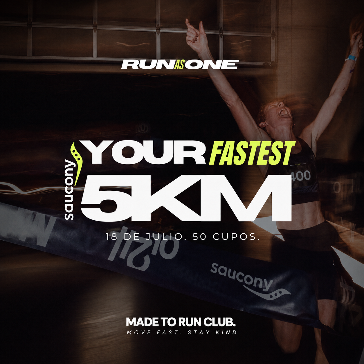 Corrida Saucony 5K 2026